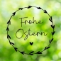 Preview: Vinyl Sticker Kranz Frohe Ostern